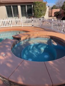 A clear image of a completed floor coating, showcasing its shine and durability.