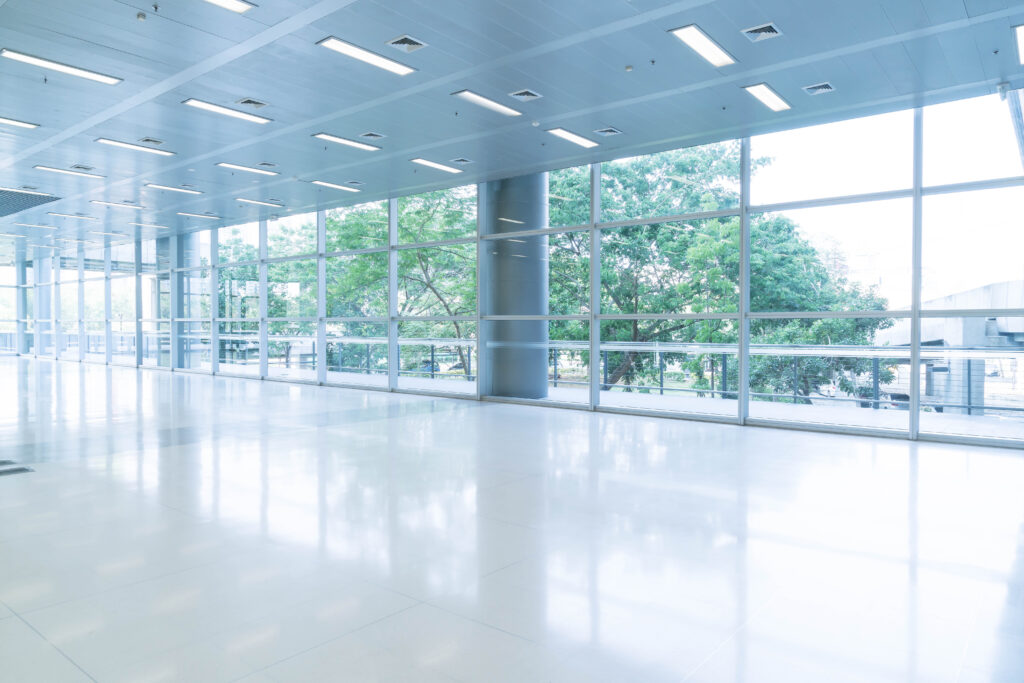 Commercial office floor coatings by Hermetic Coatings