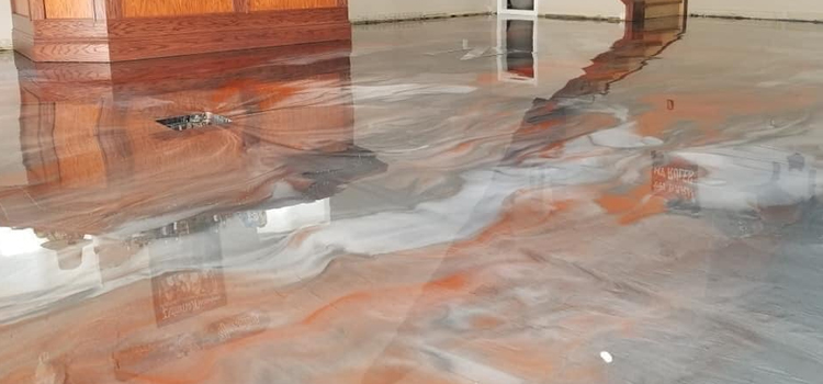 A stylish metallic design representing one of Hermetic Coatings' finish options.