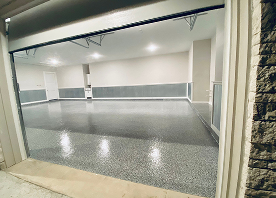 Garage Coatings in a Utah home by Hermetic Coatings