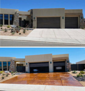 Driveway coatings for a Utah home by Hermetic Coatings